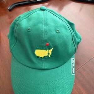 Masters Green Youth Cap with Logo